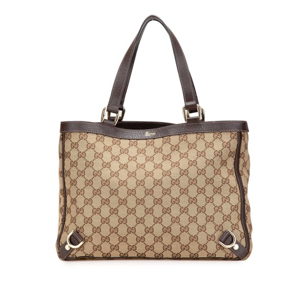 Pre-Loved Gucci GG Canvas Abbey D Ring Tote - Picture 1 of 12